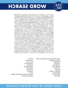 Preview of SMWC word search